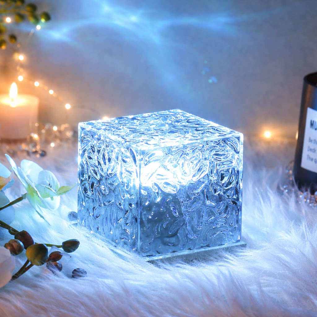 16-Color Water Ripple Projector Light – Ocean Wave Ambient Lamp for Bedroom, Gaming Room & Home Decor