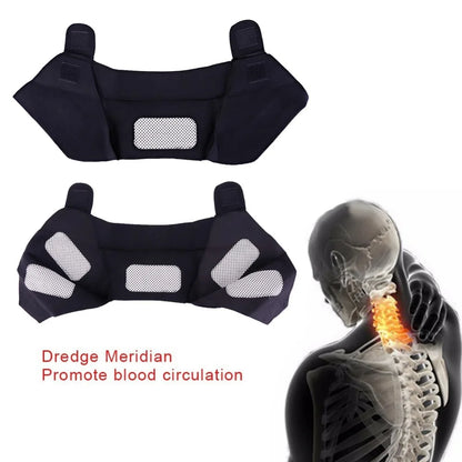 Double Shoulder Support Brace Relieves Pain Stabilizes Joints Comfort Fit