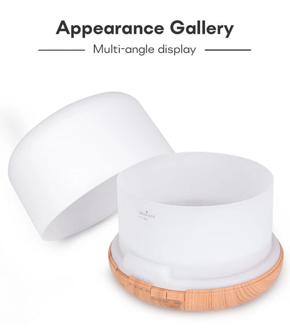 500ML ultrasonic diffuser, remote control, lights, essential oil humidifier aromatherapy