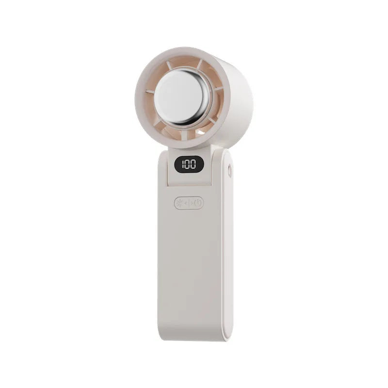 Powerful Cooling in Your Pocket – 100-Speed Turbo Handheld Fan with Ice-Cooling Touch.