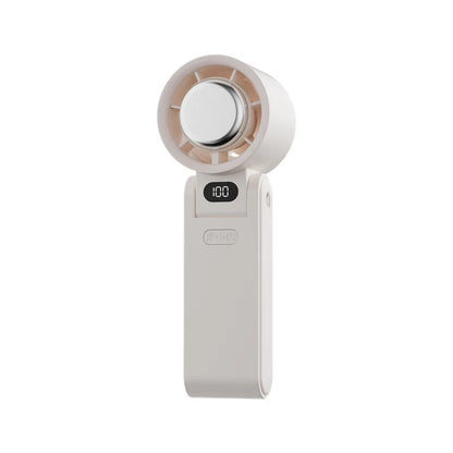 Powerful Cooling in Your Pocket – 100-Speed Turbo Handheld Fan with Ice-Cooling Touch.