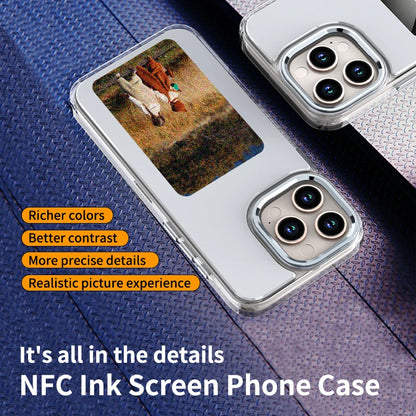 NFC phone Case Cover E-ink Screen Image Transmission For 16 Pro MAX  DIY Cases