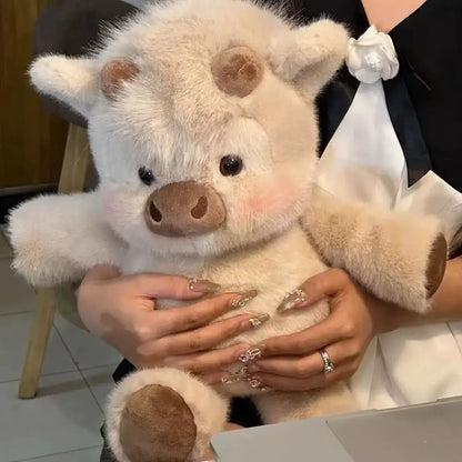 Cute Running Pig Plush Toy – Soft Stuffed Animal Pillow, Kawaii Pig Plushie Gift for Kids & Adults, 17.7 Inch