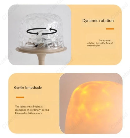 Mushroom Lamp with Water Ripple Glow – Create a Dreamy, Cozy Atmosphere Anywhere ✨