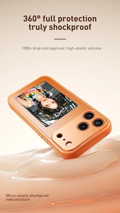 Smart E-Ink NFC Phone Case (iPhone 17 Pro Max) – Wireless Mirroring, No Battery