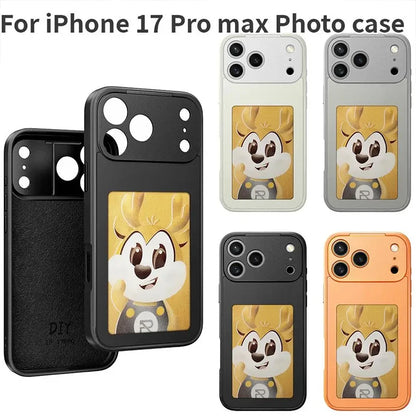 Smart E-Ink NFC Phone Case (iPhone 17 Pro Max) – Wireless Mirroring, No Battery