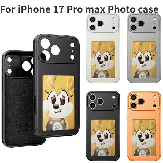 Smart E-Ink NFC Phone Case (iPhone 17 Pro Max) – Wireless Mirroring, No Battery
