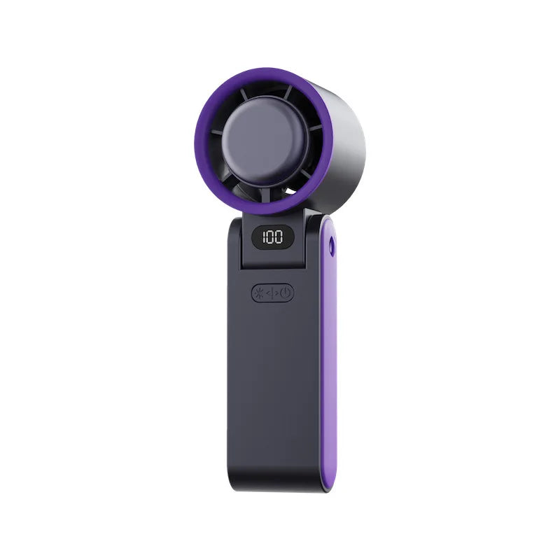 Powerful Cooling in Your Pocket – 100-Speed Turbo Handheld Fan with Ice-Cooling Touch.