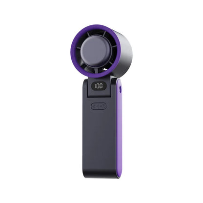 Powerful Cooling in Your Pocket – 100-Speed Turbo Handheld Fan with Ice-Cooling Touch.