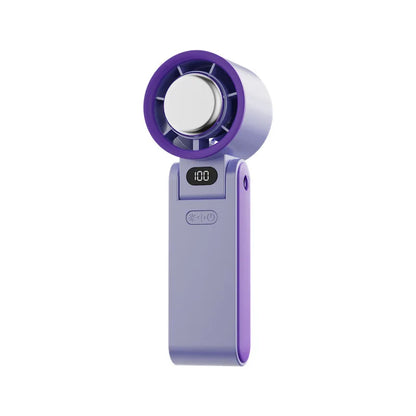 Powerful Cooling in Your Pocket – 100-Speed Turbo Handheld Fan with Ice-Cooling Touch.
