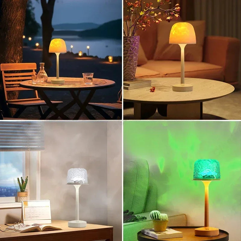 Mushroom Lamp with Water Ripple Glow – Create a Dreamy, Cozy Atmosphere Anywhere ✨