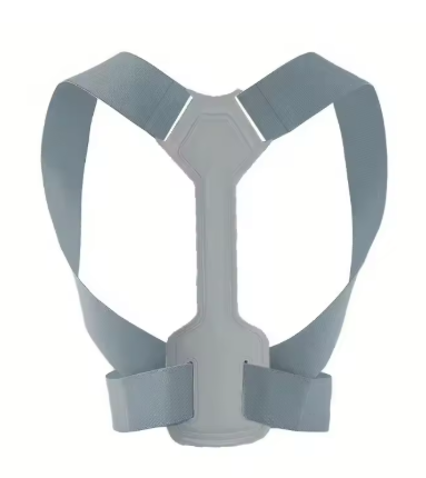 This breathable, adjustable back posture correction belt features detachable straps and provides effective spinal support.
