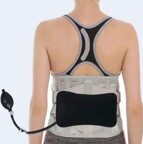 Inflatable Lumbar Support Cushion Relieves Back Pain Improves Posture Comfort