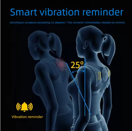 Smart Posture Corrector Belt – Vibration Reminder for Better Posture (Adults & Kids)