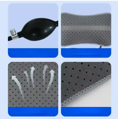 Inflatable Lumbar Support Cushion Relieves Back Pain Improves Posture Comfort