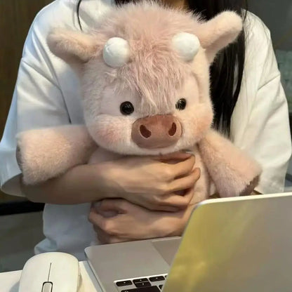 Cute Running Pig Plush Toy – Soft Stuffed Animal Pillow, Kawaii Pig Plushie Gift for Kids & Adults, 17.7 Inch