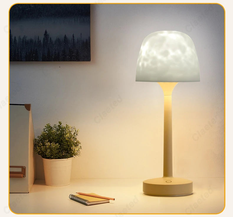 Mushroom Lamp with Water Ripple Glow – Create a Dreamy, Cozy Atmosphere Anywhere ✨
