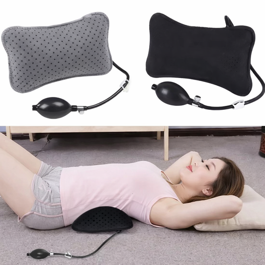 Inflatable Lumbar Support Cushion Relieves Back Pain Improves Posture Comfort