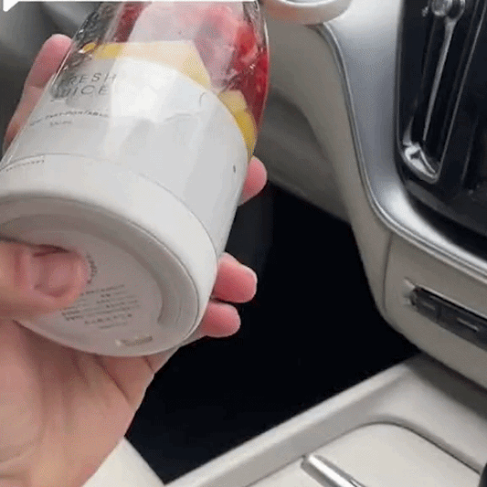 Portable Blender Bottle – 350ML USB Rechargeable Mini Juicer Cup for Smoothies, Fruit Juice & Travel Mixing