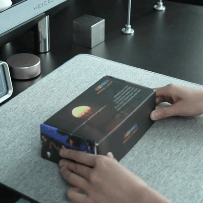 Glow with Magic: RGB Jellyfish Night Light, Voice-Controlled, USB-C Rechargeable Ambience Lamp