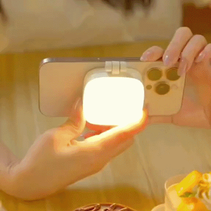 Magnetic Selfie Light with Mirror for Vlogging